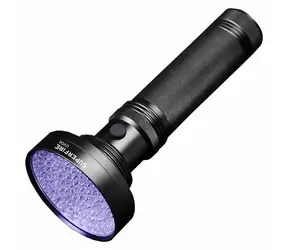Superfire UV06 czarna / Latarka ultrafioletowa / 395 nm / 6x AA / IP46