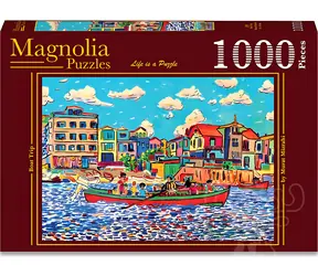 Puzzle MAGNOLIA Wycieczka łódką / 1000 elementów / 68 x 48 cm