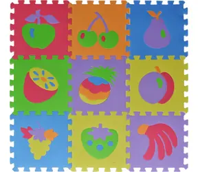 Orion Puzzle piankowe Owoce / 9 elementów / 28 x 28 cm / od 3 lat