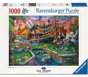 Ravensburger Puzzle Pirat Minigolf / 1000 elementów / Mistrzostwa USA w układankach 2026