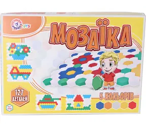 Kapelusz mozaikowy TEDDIES / Mozaika / 127 elementów / Wielkość elementu 2,5 cm