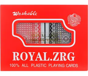 Karty do gry Orion Canasta / plastikowe / zmywalne / w praktycznym pudełku