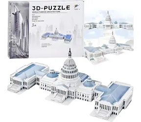 JOKOMISIADA Puzzle 3D Capitol / 132 elementy