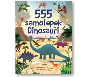 Svojtka & Co. 555 naklejek - Dinozaury / Książka z naklejkami / 555 naklejek