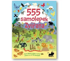 Svojtka & Co. 555 naklejek - Zwierzęta / Książka z naklejkami / 555 naklejek
