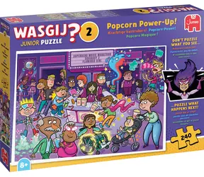 Puzzle JUMBO WASGIJ Junior 2: Bonus Popcorn! / 240 elementów / od 8 lat