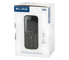 Blow P18D czarny / Telefon z przyciskiem / Dual SIM / Wyświetlacz 4,4” / Radio FM / Bluetooth