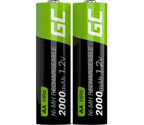 Bateria Green Cell AA (R6) 2000mAh / Akumulator / AA / 2000 mAh / 2 szt.