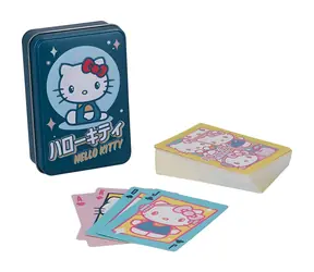 Karty do gry PALADONE Hello Kitty / 54 szt. / Pudełko blaszane