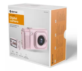 Denver DCA-4818RO różowy / Aparat cyfrowy / 5 Mpx CMOS / Wideo Full HD / Micro SD