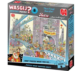 Puzzle JUMBO WASGIJ Retro Mystery 8: Ostatnia przeszkoda! / 1000 elementów / od 15 lat
