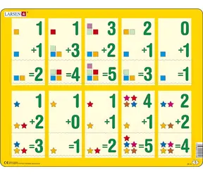 Puzzle LARSEN Dodatek do pięciu elementów / 10 elementów / 36,5 x 28,5 cm