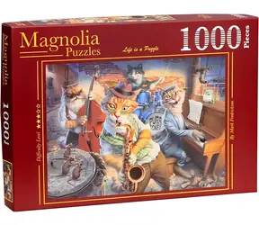 Puzzle MAGNOLIA Fani w niebezpieczeństwie / 1000 elementów / 68 x 48 cm