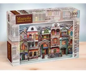 Puzzle MAGNOLIA Zimowy Wieczór / 1000 elementów / 68 x 48 cm