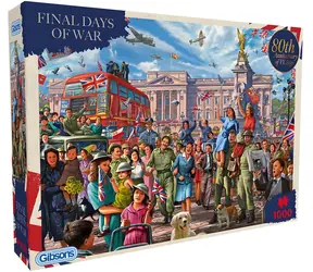 Puzzle GIBSONS Ostatnie dni wojny / 1000 elementów / 68 x 49 cm