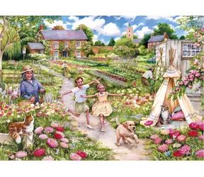 Puzzle GIBSONS Wspomnienia z dzieciństwa / 500 elementów / 48x34 cm