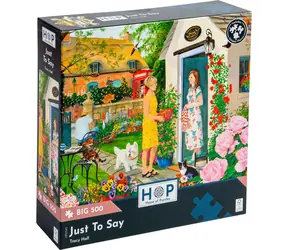 Puzzle HOP Talking Big / 500 elementów / nieregularne elementy / plakat A3