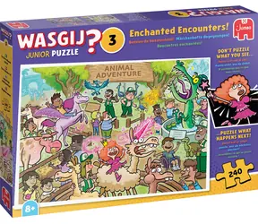 Puzzle JUMBO WASGIJ Junior 3: Magiczne spotkania! / 240 elementów / od 8 lat