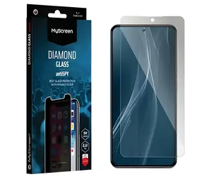 MyScreen Diamond Glass AntiSpy Apple iPhone 15 Pro Max / Szkło ochronne / 9H / Ochrona prywatności
