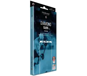 MyScreen Diamond Glass edge Full Glue czarny / Szkło ochronne hartowane / XIAOMI POCO M6 5G / Klejenie na całym wyświetlaczu