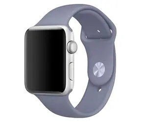 Pasek silikonowy Mercury do zegarka Apple Watch 42/44/45 mm lawendowy / Pasek / silikon