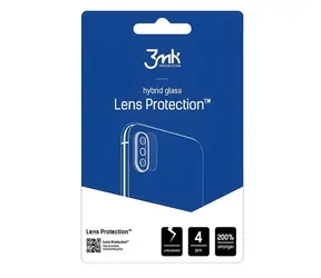 Osłona obiektywu 3mk do T-mobile REVVL 7 5G / Szkło na aparat / 7H / 0,16 mm / 4 szt.