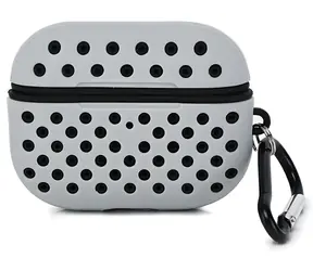 Etui Beline AirPods Sport Cover biało-czarne / Etui na słuchawki / AirPods Pro / z karabińczykiem