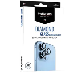 MyScreen Diamond Glass / Szkło ochronne na aparat / Apple iPhone 14 Pro/ 14 Pro Max / czarne