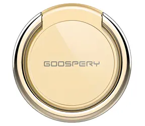 Pierścionek Mercury złoty / Uchwyt / Uchwyt na pierścionek na palec / Obrotowy o 360° / Uniwersalny