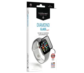 MyScreen Diamond Glass Edge3D srebrny / Szkło ochronne / Apple Watch Ultra/Ultra 2 49 mm / 9H