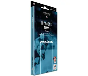 MyScreen Diamond Glass Edge Full Glue czarny / Szkło ochronne / Apple iPhone 16 Pro Max 6,9" / 9H
