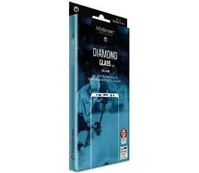 MyScreen Diamond Glass Edge Full Glue czarny / Szkło ochronne / Apple iPhone 16 6,1" / 9H