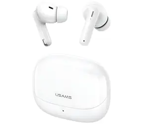 USAMS IF27 TWS białe / Bezprzewodowe słuchawki douszne / Bluetooth 5.3 / Sterowanie dotykowe