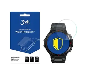 Szkło ochronne 3mk do zegarka Rubicon RNCE73 / Szkło ochronne / hybrydowe / 3 szt.