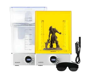 ELEGOO Mercury XS / Stacja mycia i utwardzania / Do druku 3D z żywicy / 7000 ml / UV 405 nm / Platforma obrotowa 360°