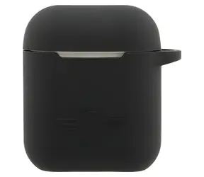 Mini Morris Silicone Collection AirPods czarne / Etui silikonowe / Z paskiem