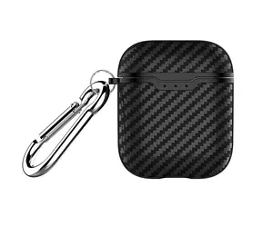 Beline Carbon black / Etui na słuchawki / TPU / AirPods 1, 2
