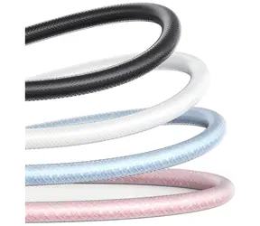 USAMS Cloud Series US-SJ658 czarny / Kabel do transmisji danych / USB-A - USB-C / 6A / 1,2 m