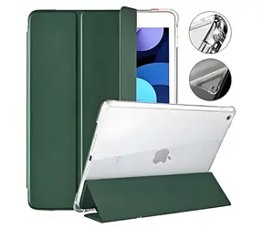 Mercury Clear Back Cover zielony / Etui z klapką / do Apple iPad Air 11" (2024) / TPU, mikrofibra