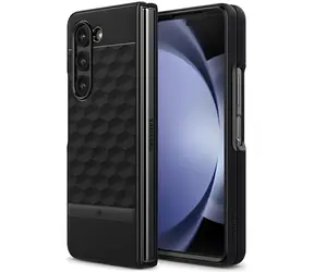 Spigen Caseology Parallax matowa czerń / Etui / Samsung Galaxy Z Fold5 / TPU / MIL-STD 810G-516.6