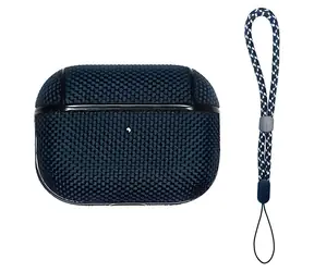 Etui Beline Shell Cover do AirPods Pro niebieskie / Etui na słuchawki / TPU / Z karabińczykiem