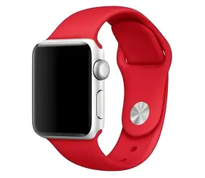 Pasek silikonowy Mercury do Apple Watch 42/44/45 mm czerwony / Pasek / Silikon