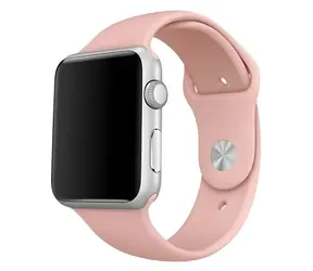 Pasek silikonowy Mercury Apple Watch 42/44/45 mm różowy / Pasek / Silikon