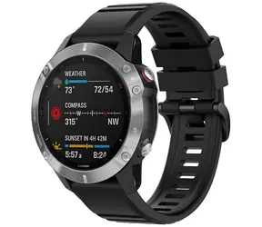 Beline Watch 1 czarny / Pasek do Garmin Enduro 3 / Fenix 8 / Fenix 7X Pro / 26 mm / silikonowy