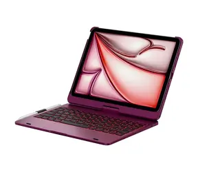 Typecase Edge malinowy / Etui z klawiaturą / Apple iPad Air 11" M2 2024/M3 2025/M4 2026