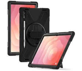 Etui 4smarts Rugged Case Grip czarne / Etui / Samsung Galaxy Tab S11 Ultra