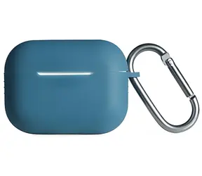 Beline Silicone Cover niebieski / Etui do Apple AirPods Pro / silikon / z karabińczykiem
