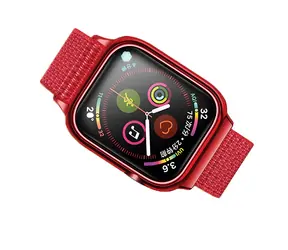 USAMS ZB073 Pasek nylonowy do Apple Watch 40/41 mm czerwony / Pasek / Nylon / Apple Watch 4/5/6/7/SE