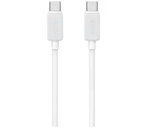 USAMS KY Series US-SJ691 biały / Kabel do transmisji danych / USB-C/USB-C / 60 W / 1 m / 480 Mb/s