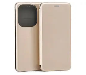 Beline Book Magnetic Tecno Spark Go 2024 złoty / Etui / Portfel / Klapka magnetyczna / Skóra ekologiczna